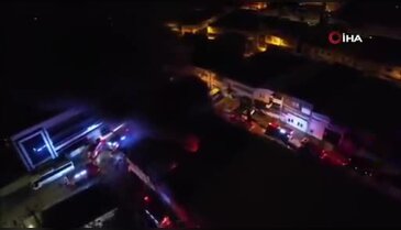 Bursa'da korku dolu anlar: İş yerleri küle döndü!