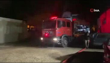 Bursa'da alev alev gece: Atölyede patlama!