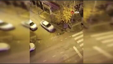 Bursa'da nefes kesen kovalamaca kamerada