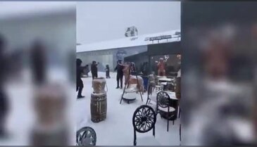 45 santim kar, müzik ve ateş! Bursa Uludağ'da unutulmaz anlar...