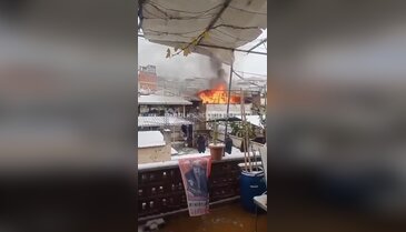 Bursa'da korkutan yangın! Patlamalar yaşanıyor...