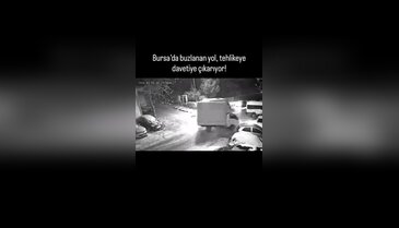 Bursa'da okul önünde korkutan manzara! Adeta kayak pistine döndü...