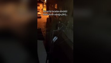 Bursa'nın tarihi mahallesinde büyük panik! Hanın duvarı sokağa çöktü