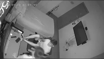 Elazığ'da deprem anı kamerada