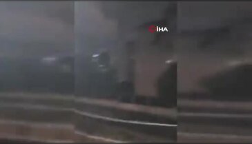 Bursa bu gece resmen felaketi yaşıyor! Araçlar, daireler zarar gördü...