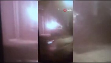 Isınmak için arabaya girdi araç yanınca feci şekilde can verdi