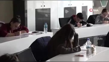 Öğrenci ve velileri sınav heyecanı sardı