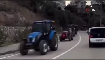 Bursalılar toprakları için direndi: Köylüler belediye önünde!