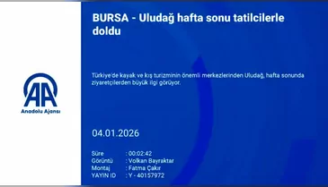 Uludağ, hafta sonunda ziyaretçilerin akınına uğradı!