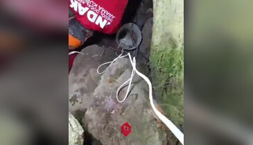 Bursa'da mahsur kalan av köpekleri için nefes kesen operasyon
