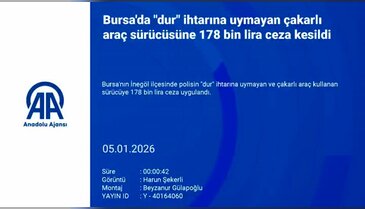 Bursa'da çakarlı kaçış pahalıya patladı!