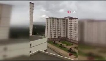 Bursa Uludağ Üniversitesi'nin çatısı uçtu!