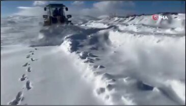 Kars'ta 11 köy yolu ulaşıma kapandı!