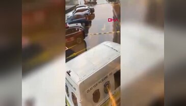 Kargo paketi site içerisinde bomba gibi patladı! Yaralılar var...