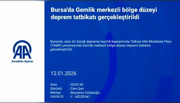 Bursa'da gerçeği aratmayan tatbikat