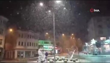 Bursa'ya kış geri döndü! Termometreler eksilerde...