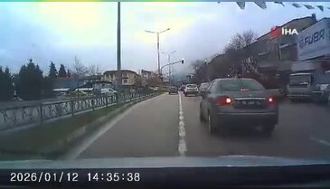 Bursa'da kırmızı ışık dehşeti: Yayanın canı hiçe sayıldı