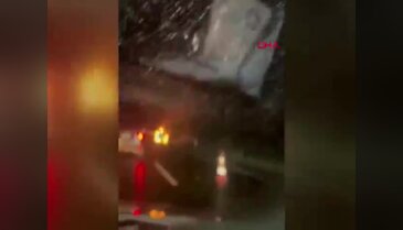 Bursa'da seyir halindeki araç alevler içinde kaldı!