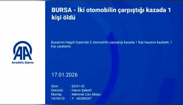 Bursa'da ölümlü kaza!