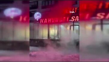 Fenomen tostçunun sıcak su şovu kötü bitti: O anlar kamerada...