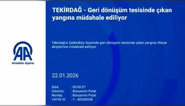 Tekirdağ'da geri dönüşüm tesisinde yangın: Yürekler ağızlara geldi!