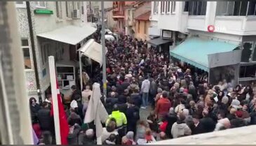 Bursa'da kuyuda can veren Efe'ye acı veda