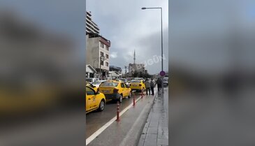 Bursa'da büyük gerginlik! Onlarca taksi Martı TAG eylemine daldı