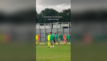 Bursaspor'un Adanaspor mesaisi...
