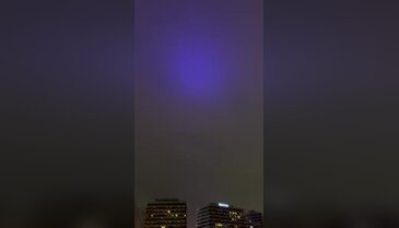 Bursa'da gökyüzü renk değiştirdi! O anlar kamerada...