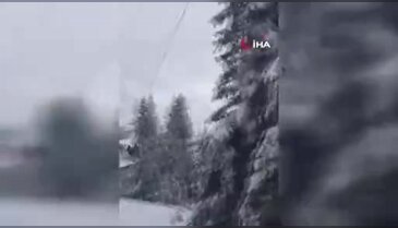 Uludağ'da kabus anları: Telesiyejde mahsur kaldılar!