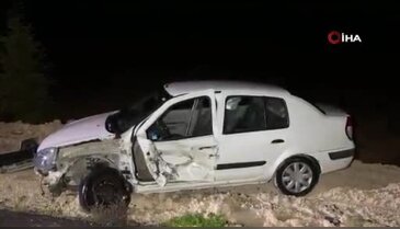 İki otomobil birbirine girdi! Çok sayıda yaralı var