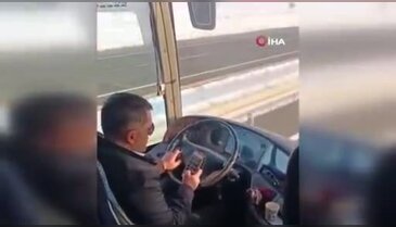 Zincirleme kazadan önce skandal görüntüler ortaya çıktı!