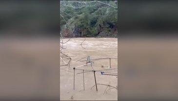 Bursa'da sel alarmı! Dere taştı, yollar çöktü...