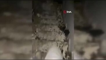Apartmanda yangın! O anlar kamerada