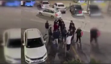 Tekme tokat kavga kameraya yansıdı