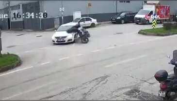 Bursa'da kontrolsüz manevra az kalsın can alıyordu!