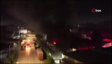 Bursa'da fabrikada yangın! Çok sayıda ekip sevk edildi