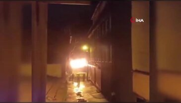 Bursa'da depo yangını, korku dolu anlar yaşattı