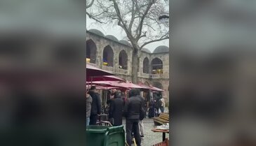 Bursa'nın tarihi hanında sıcak saatler! Tartışma yaşandı...