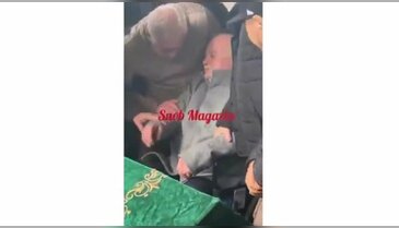 Kanbolat Görkem Arslan'a son veda: Babası oğlunun tabutunu öptü
