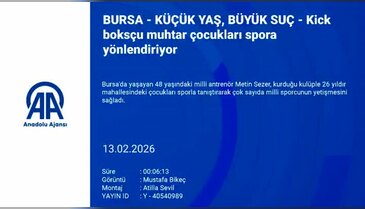 Bursa'da mahalleli kick boksçu oldu!