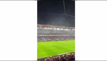 Trabzonspor taraftarı maç biter bitmez çılgına döndü