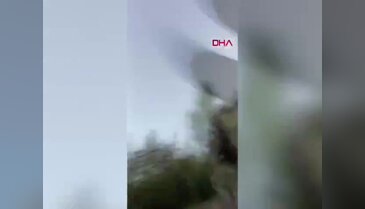 Osmangazi'de motosikletin otomobile çarptığı kaza kask kamerasında