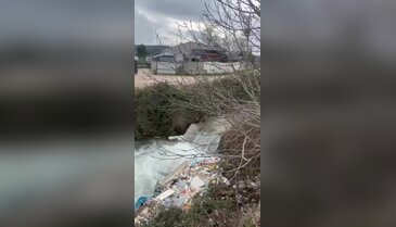 Nilüfer'de dere kenarı çöplüğe döndü! Yıllardır süren kirlilik tepki topladı...