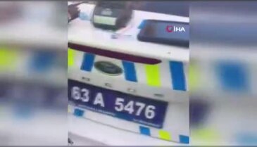 Polisi kayda alıp hakaret etmişti! Gözaltına alındı...