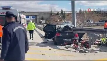 Bir aile paramparça oldu! Otomobil ok gibi saplandı