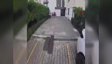 Bursa'da önce siparişi teslim etti, sonra dama çıktı