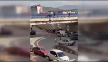 Karabük'te köprüde can pazarı! Metrelerce yüksekten yere çakıldı...