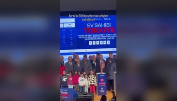 Bursa'da TOKİ konutları hak sahipleri belirleniyor!