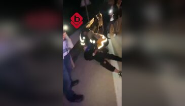 Bursa'da Gürsu TOKİ yolunda korkutan kaza! 17 yaşındaki sürücü uçuruma yuvarlandı...